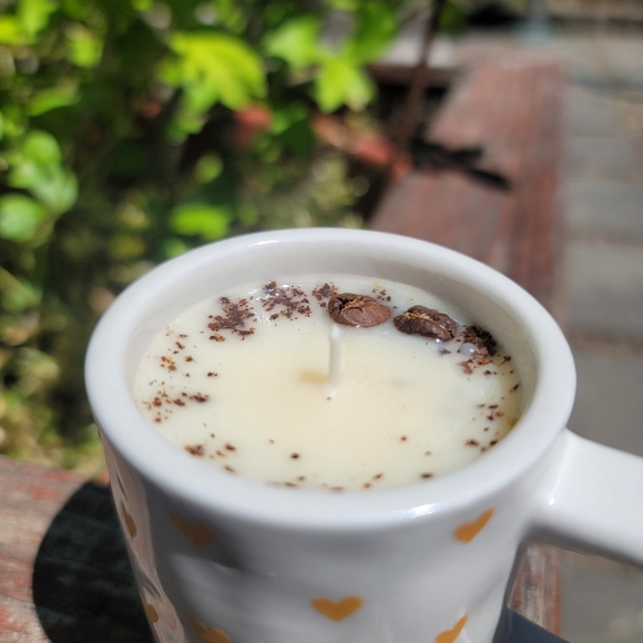 Espresso mug candle coffee scented - Picture 3 of 5